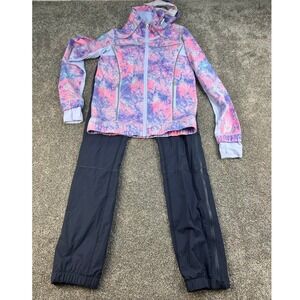Ivivva by Lululemon Tie-Dye Windbreaker Jacket and Pants Set Girl's Size 10‎